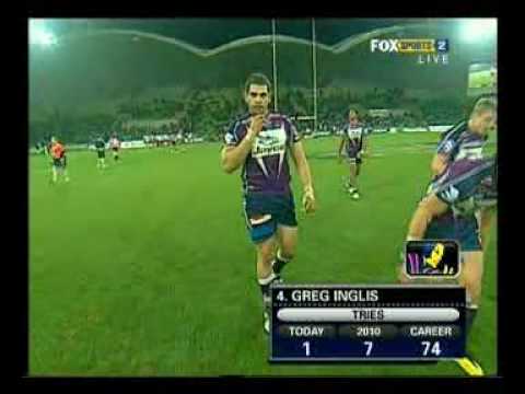 Greg Inglis 99M Try against Cowboys