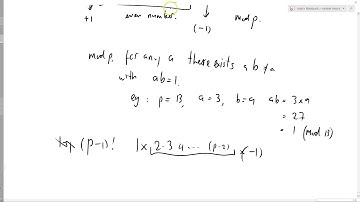 Number Theory 17: Wilsons theorem