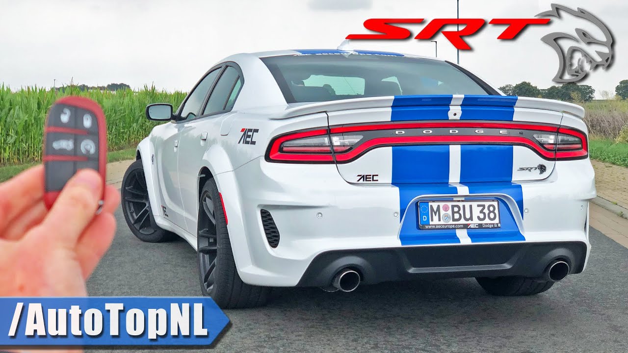 DODGE Charger HELLCAT 717HP REVIEW on AUTOBAHN [NO SPEED LIMIT] by
