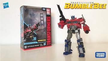 Transformers Studio Series Voyager Class 38 Optimus Prime Bumblebee Filmrecensie