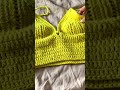 💛 Sunny Crochet Crop Top 🧶✨Make this trendy yellow crochet crop top—perfect for summer vibes!