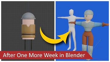 I Got Rid of my Simple 3D Character Model (And Made a New One in Blender)