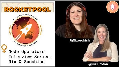 Rocket Pool Node Operators Interview Series w/ SunshineStaking - Nixo Spotlight