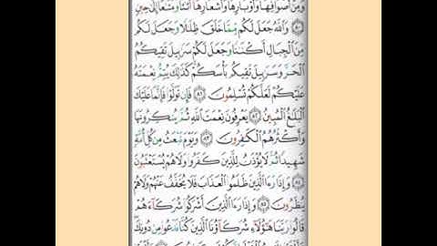 قراءة الصفحة ٢٧٦ من سورة النحل