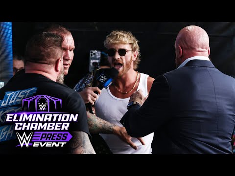 Triple H tears apart Logan Paul and Kevin Owens: Elimination Chamber Press Event