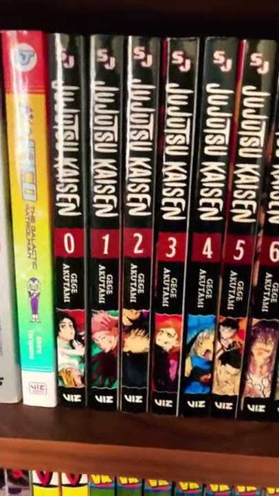 All of Jujutsu Kaisen volume spines! (As of May 2022) #jjk #jujutsukaisen #manga