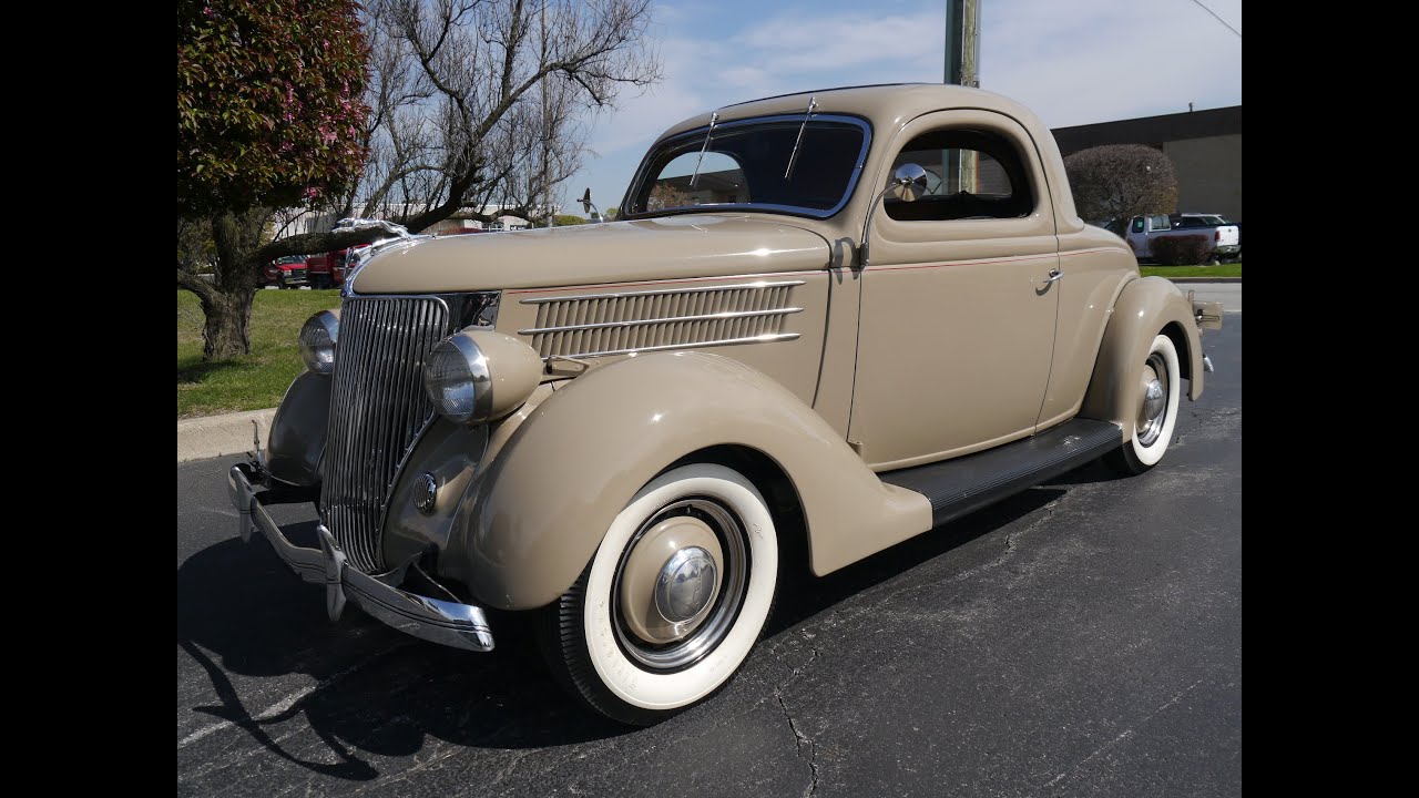 1936 Ford 3 Window Coupe Deluxe Coupe ***FOR SALE*** - YouTube