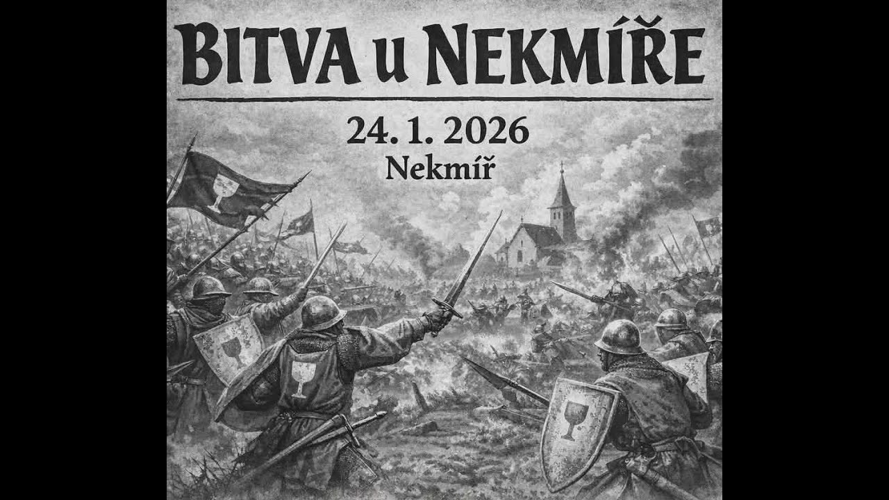 Bitva u Nekmíře 1419-1420 rekonstrukce bitvy 24.1.2026