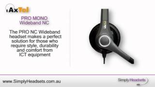 Axtel Pro Mono Corded Headset Video Overview
