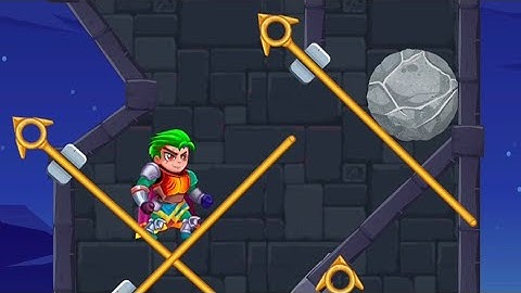 castle resque pull the pin level 11 to 20 | mobile gameplay walkthrough