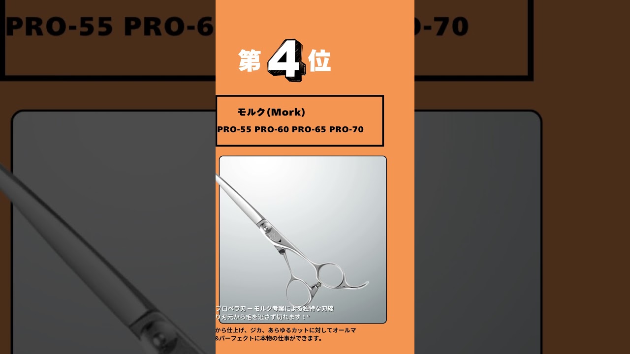 Mork モルクシザー】 Hi PRO-70 美容師・理容師 7.0インチ | ヤマダ