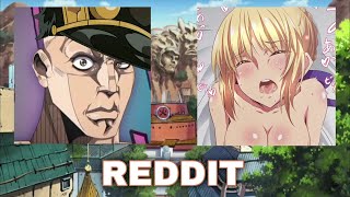 Anime vs Reddit (the Rock reaction meme)