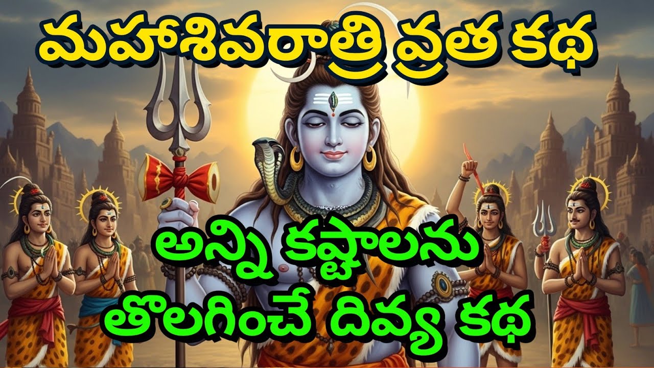 మహాశివరాత్రి వ్రత కథ – అన్ని కష్టాలను తొలగించే దివ్య కథ | Mahakal #Mahashivratri #ShivaKatha