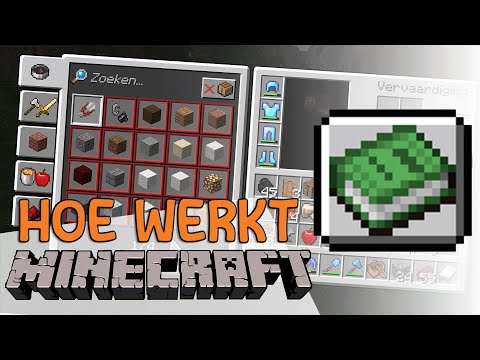 Video: Waar is resepteboek in minecraft?