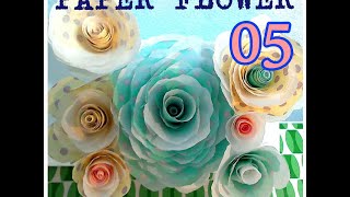 ⊛ハンドメイド⊛ペーパーフラワー（ノーマルVer）の作り方＃05