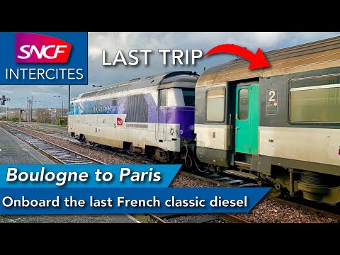 ONE LAST TRIP onboard the last diesel BB67400 and Corail coaches train in France