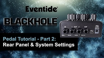 Blackhole Pedal Tutorial - Part 2: Rear Panel & System Settings