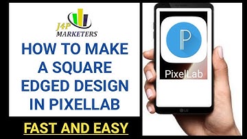 HOW TO MAKE A SQUARE EDGE DESIGN | PIXELLAB TUTORIAL