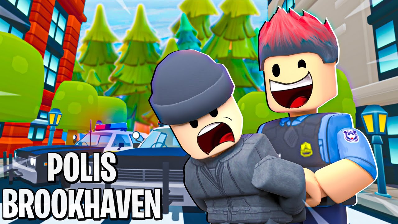 Aku Jadi Polis Brookhaven! [PART 1] [Brookhaven 🏡RP] (Roblox Malaysia)