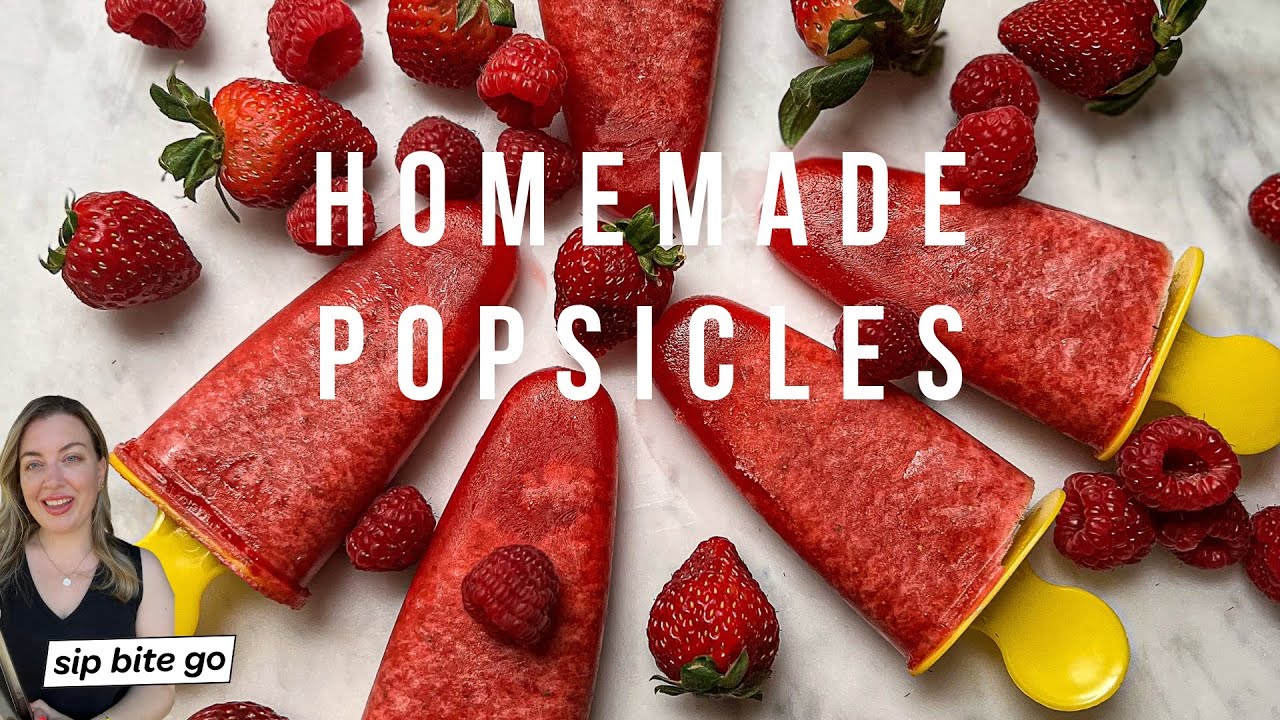 Make Homemade Popsicles With Fresh Berries - YouTube