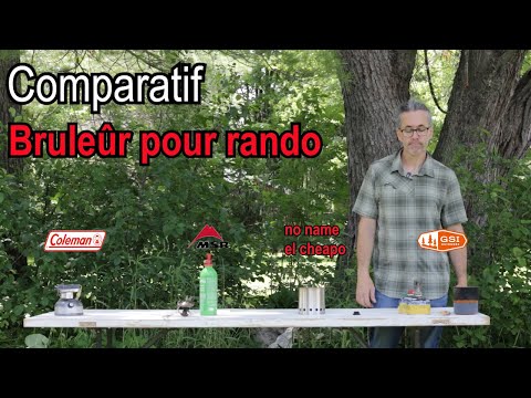 Comparatif de brûleur pour randonnée.