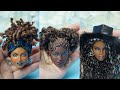Barbie Doll Hair - How To Curl Doll Hair - DIY Barbie with Dreadlocks Hair