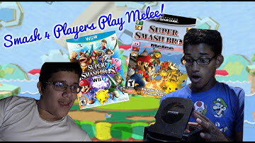 Smash 4 players try Melee!