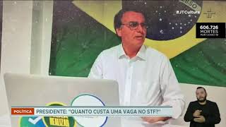 Sem Saber Que Estava Sendo Gravado Bolsonaro Fala Sobre Propina Ao Vivo