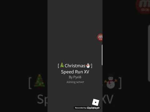 roblox speed run xv Christmas levels