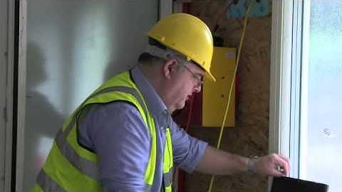 Airtightness Testing of a Passivhaus Building