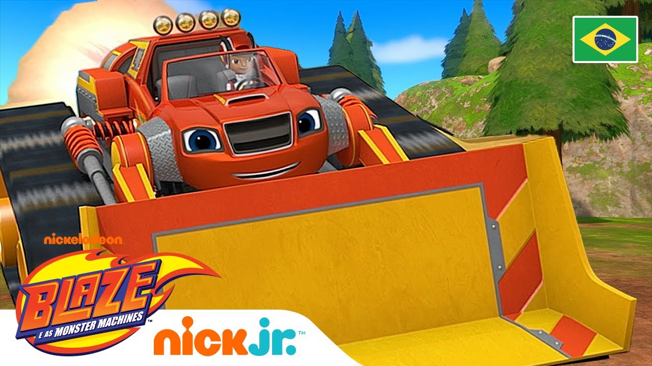 Blaze e os Monster Machines, 40 MINUTOS do Robô Blaze ao resgate!