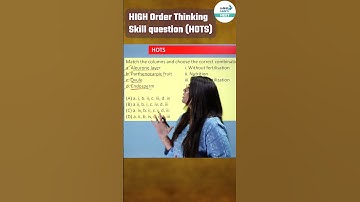 Higher Order Thinking Skill Question (HOTS) - 04 || #Shorts || Infinity Learn NEET