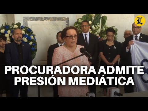 PROCURADORA ADMITE PRESIÓN MEDIÁTICA; “QUE ESE ANHELO DE JUSTICIA NO DESVÍE DEL CAMINO DE LA VERDAD”
