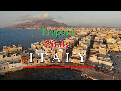 ?? Trapani 4K. Sicilia 2022 Vista dal drone