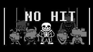 No-Hit Undertale Stronger Than You Sans Fight