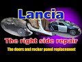 Lancia. The right side repair. Ремонт правой стороны.