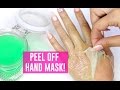 PEEL OFF MASK FOR YOUR HANDS!! - TINA TRIES IT