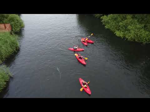 RMC go Kayaking with in new kayaks and from new pontoon