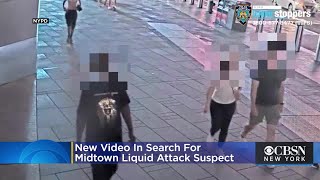 New Video In Search For Midtown Liquid Attack Suspect