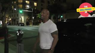 Dwayne Johnsonthe Rock & Lauren Hashian Enjoy A Romantic Dinner Date At Mastros In Beverly Hills
