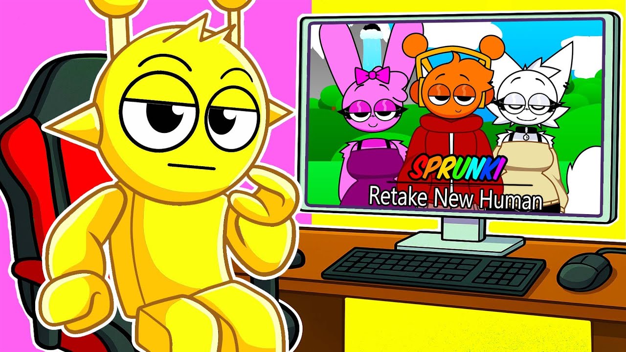 Simon’s Already BORED of Sprunki Retake New Human!