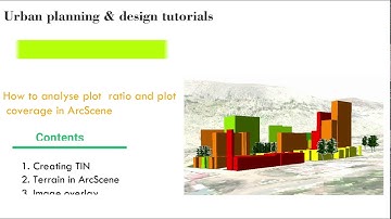 ArcScene-Plot coverage and plot ratio