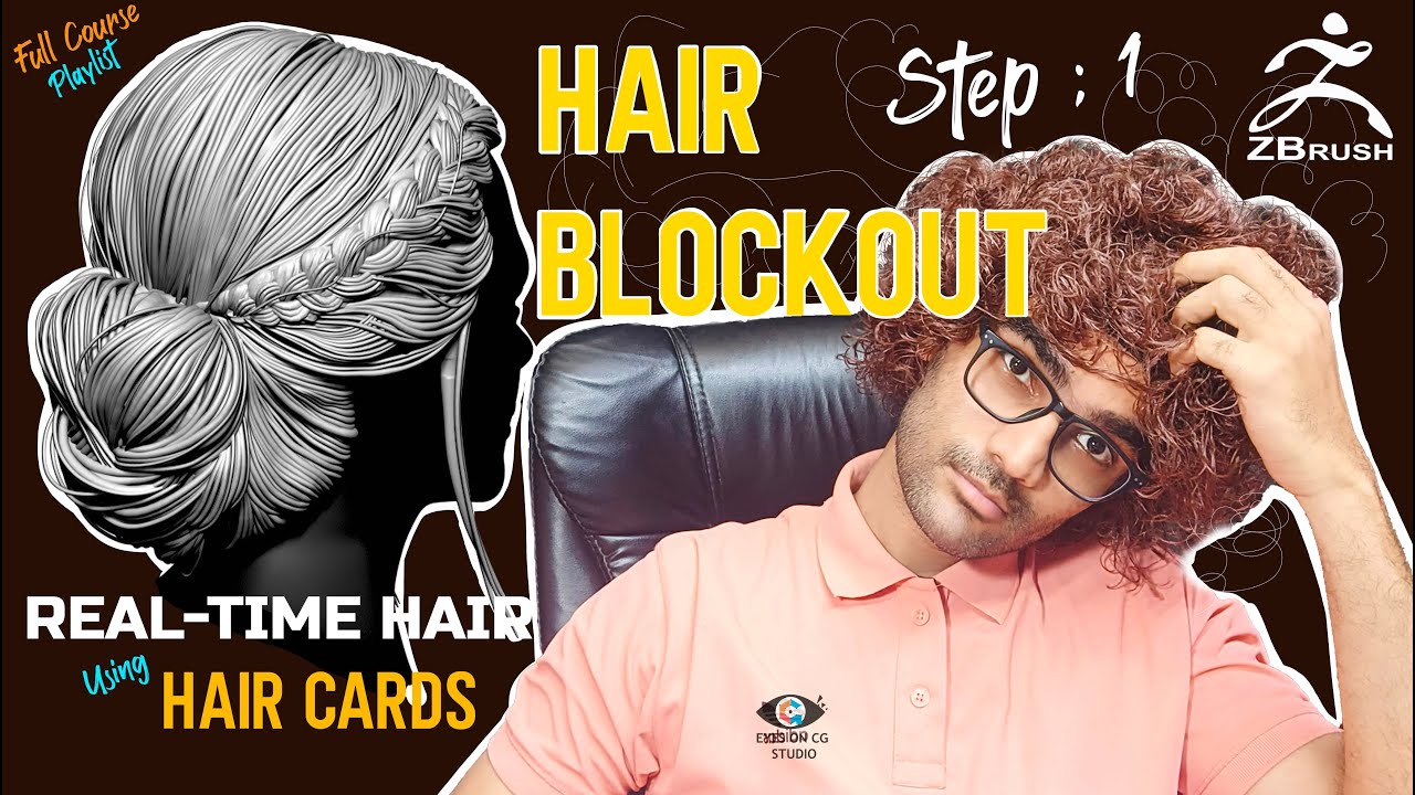 3D ТЕСТ ВОЛОС: ZBRUSH в портфолио