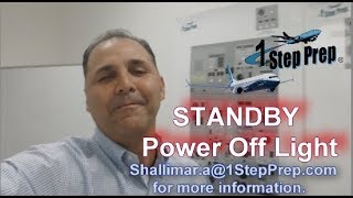 B737 Classic Standby Power Off Light