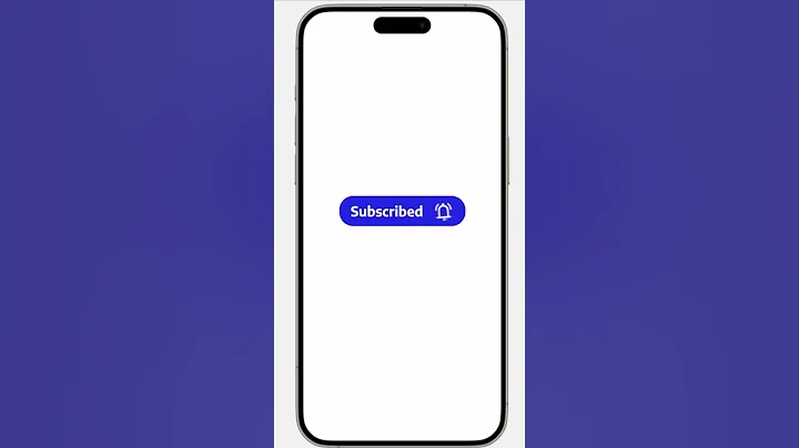 Subscribe button | Micro-interaction | bell icon animation | Figma
