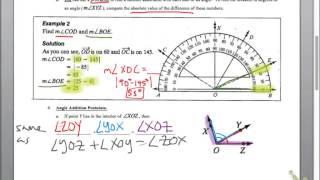 geometry 1-4 concept guide: angles