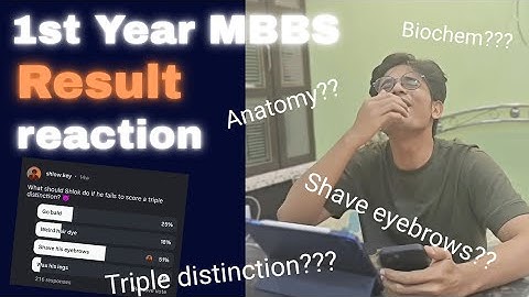 1st year MBBS Exam Results!!