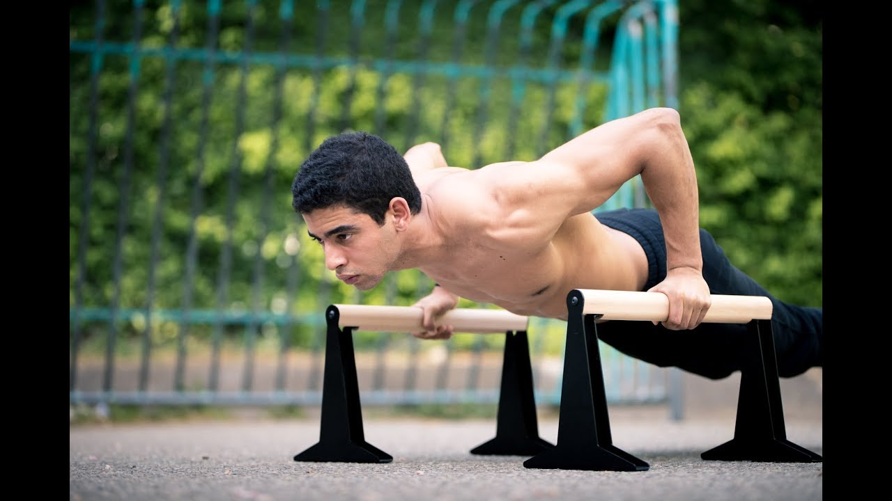 Parallel Bar Calisthenics Exercises. Beginner to Advanced 