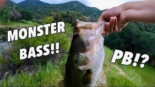 Spring Bass Fishing led to this MONSTER!!
