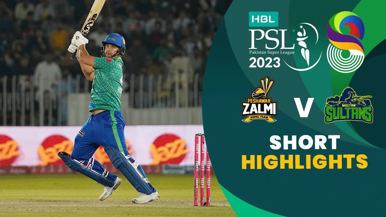 Short Highlights Peshawar Zalmi vs Multan Sultans Match 27 HBL PSL 8 MI2T